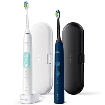 Ел. четки за зъби Philips HX6851/34, до 56 мин.живот на батерията, до 62000 движения в /мин, бял, 2 броя | JAR Computers Philips SONICARE HX6851/34