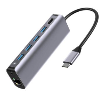 Platinet USB-C Multimedia Adapter 7in1 - USB-C