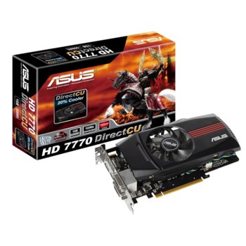 Видео карта AMD 7770, 1GB, Asus HD7770-DC-1GD5-V2, PCI-E 3.0, DDR5, 128bit, HDMI, DisplayPort, 2xDVI | JAR Computers AMD 7770