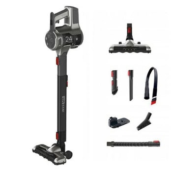 Прахосмукачка Sharp SAVP3501BSEU, без торба, вертикална, безжична, LED осветление, до 60 мин време на работа, сива | JAR Computers Sharp SAVP3501BSEU