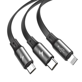 Baseus Fabric 3-in-1 Flexible Cable CAMLT-BYG1