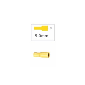 Кабелна обувка Fast ON ST-241/FRD 5.5-195, 100 бр., жълта | JAR Computers Fast ON ST-241/FRD 5.5-195