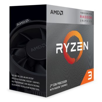 Процесор AMD Ryzen 3 3200G, четириядрен (3.6/4.0GHz, 4MB L3 Cache, 1250 MHz графична честота, AM4) BOX, с Wraith Stealth охлаждане | JAR Computers AMD Ryzen 3 3200G YD3200C5FHBOX