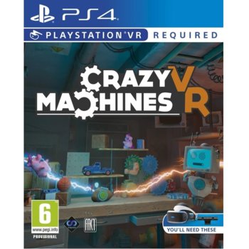 Игра за конзола Crazy Machines, за PS4 VR | JAR Computers Crazy Machines PS4 VR
