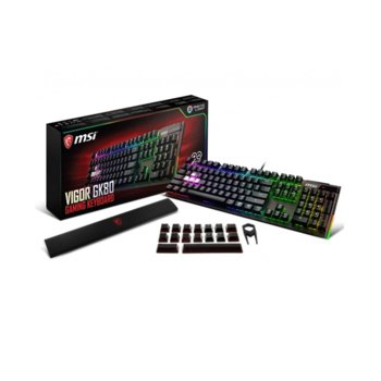 MSI VIGOR GK80 + MSI VIGOR GK80 US GAMING RGB