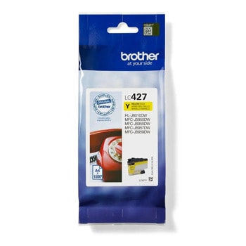 Касета за Brother MFC-J5955DW, MFC-J6955DW, MFC-J6957DW, LC-427Y, Yellow, Оригинална, 1500 к | JAR Computers Brother LC427Y Yellow 1500 к