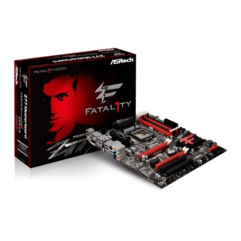 Дънна платка ASRock Fatal1ty Z77 Performance, Z77, LGA1155, DDR3, 2xPCI-E (CF) (HDMI & DVI), SB7.1 THX TruStudio™, Lan1000, 2xSATA 6Gb/s RAID 0,1, 5, 10, eSATA 6Gb/s, 4xUSB3.0, ATX | JAR Computers ASRock Fatal1ty Z77 Performance LGA1155 DDR3 ATX