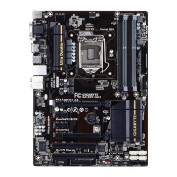 Дънна платка Gigabyte B85-HD3, B85, LGA1150, DDR3, PCI-E 3.0 (HDMI&DVI)(CF), 4x SATA 6Gb/s, 2x USB 3.0, ATX | JAR Computers Gigabyte B85-HD3