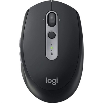Мишка Logitech M590 Silent Mid Graphite, оптична (1000 dpi), безжична, Bluetooth, USB, тъмно сива | JAR Computers Logitech M590 Silent Graphite tonal (910-005197)
