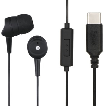 HAMA Basic4Phone USB-C In-Ear, Черен