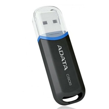 Памет 64GB USB Flash Drive, Adata C906, USB 2.0, черна | JAR Computers Adata 64GB C906 AC906-64G-RBK