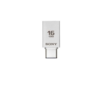 Памет 16GB USB Flash Drive, Sony USM16CA1, USB 3.1/USB Type C OTG, сребрист | JAR Computers Sony 16GB USB 3.1 Type C OTG, сребрист USM16CA1