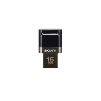 Памет 16GB Sony Micro USB + USB, черна | JAR Computers Sony Micro USB + USB 16GB, black