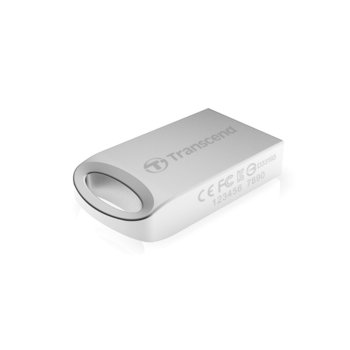 Памет 16GB USB Flash Drive, Transcend JetFlash 510, USB 2.0, сребриста | JAR Computers Transcend 16GB JetFlash 510, Silver Plating