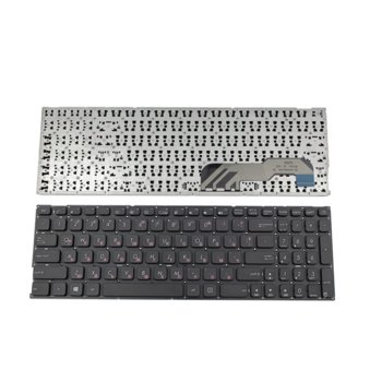 Клавиатура за лаптоп Asus съвместима със серия X541, черна, без рамка с малък ентър (US) - с Кирилица | JAR Computers Клавиатура за лаптоп Asus X541