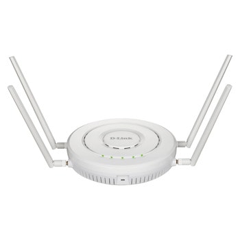 Точка за достъп D-Link Wireless AC2600 Wave2, 2600Mbps, 2.4GHz (800 Mbps)/ 5 GHz (1733 Mbps), 2x 10/100/1000BASE-T | JAR Computers D-Link Wireless AC2600 Wave2