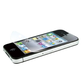 Протектор от закалено стъкло/Tempered Glass/, LogiLink AA0008, за iPhone 4, черен | JAR Computers iPhone 4 LogiLink AA0008