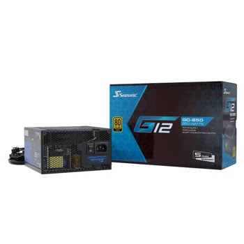 Захранване Seasonic G12 GC-850 V2, SSP-850RT2, 850 W, 80 Plus Gold, 120mm вентилатор | JAR Computers Захранване Seasonic G12 GC-850 V2 SSP-850RT2