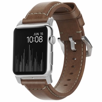 Каишка Nomad Strap Traditional Leather (NM1A4RST00), естествена кожа, за Apple Watch 42/44mm, кафява | JAR Computers Nomad Strap Traditional Leather NM1A4RST00