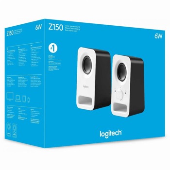 Logitech 2.0 Speakers Z150 - Snow white