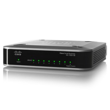 Switch Cisco SG 100D-08, 10/100/1000Mbs 8Port