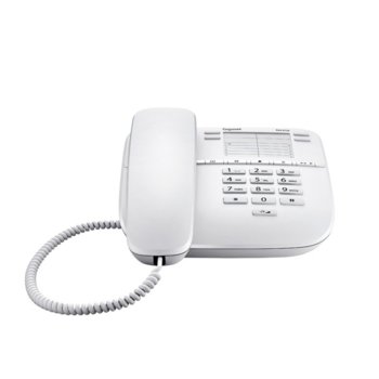 Стационарен Телефон Gigaset DA310, 1 линия, бял image