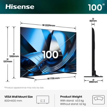 Hisense 100U7SE | JAR Computers Hisense 100U7SE