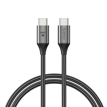 Кабел Orico CDX-100CC-BK-BP, от USB C(м) към USB C(м), 1m, черен | JAR Computers Orico CDX-100CC-BK-BP