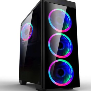 Кутия Estillo 8872 RGB Gaming ATX USB 3.0