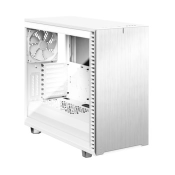 Кутия Fractal Design Define 7 White TG Clear Tint, E-ATX (max 285 mm)/ATX/mATX/mITX, USB 3.1 Gen 2 Type-C, прозорец, бяла, без захранване | JAR Computers Fractal Design Define 7 White TG Clear Tint