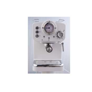 Кафемашина еспресо Arielli KM-501W, 15 bar, 1.25л резервоар, бяла | JAR Computers Arielli KM-501W