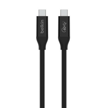 Кабел Belkin USB 4 C м to USB 4 C м 0.8m black
