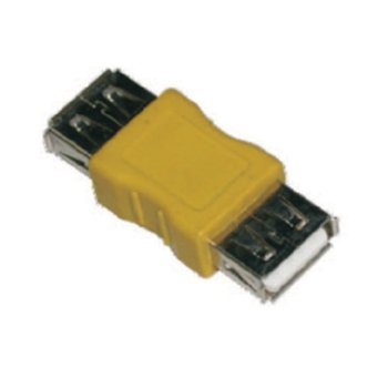 Преходник VCom CA408, от USB A(ж) към USB A(ж), жълт | JAR Computers VCom CA408 USB A(ж) към USB A(ж)