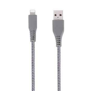 Кабел Vivanco 61689, от USB A(м) към Lightning(м), 1.5m, сив | JAR Computers Vivanco 61689