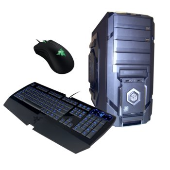 Настолен компютър PC "Ivy B" +подарък игра, четириядрен Intel® Core i7 3770 3.4GHz, 8GB DDR3 RAM, AMD HD7850 2GB DDR5 (HDMI), 1000GB HDD, DVDRW, клавиатура & мишка Razer, 2г. гаранция | JAR Computers PC "Ivy B" +подарък игра