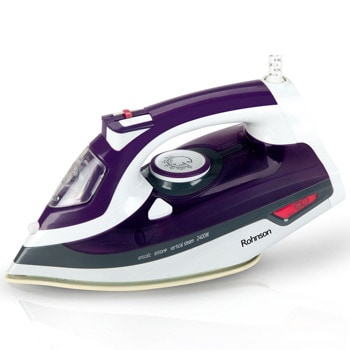 Ютия Rohnson R-336, 350ml резервоар, анти-капкова система, плоча с керамично покритие, 2400W, лилава | JAR Computers Rohnson R-336