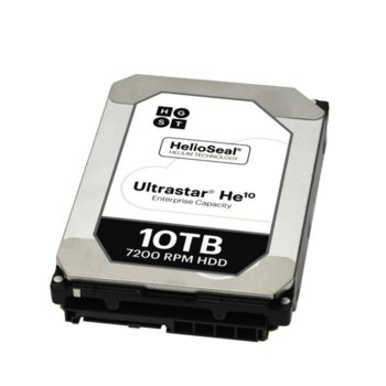 Твърд диск 10TB WD Ultrastar DC HC510 (He10)(512e without Power Disable), SATA 6Gb/s, 7200rpm, 256MB кеш, 3.5 (8.89cm) | JAR Computers WD Ultrastar DC HC510 He10 (512e without Power Dis