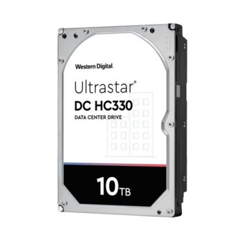 Твърд диск 10TB Western Digital Ultrastar DC HC330 (512e), SATA 6GB/s, 7200 rpm, 256MB кеш, 3.5 (8.89cm) | JAR Computers Western Digital Ultrastar DC HC330 (512e)