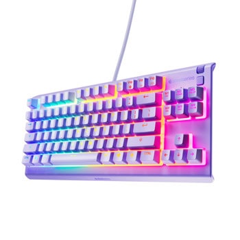 SteelSeries Apex 3 TKL US Layout Lavander 64940