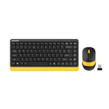 Комплект клавиатура и мишка A4Tech FG1110 Bumblebee, безжични, 2000dpi, USB, черни | JAR Computers A4Tech FG1110 Bumblebee