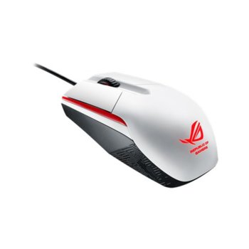 Мишка ASUS ROG SICA P301-1B, оптична (5000 dpi), USB, бяла | JAR Computers ASUS ROG SICA P301-1B