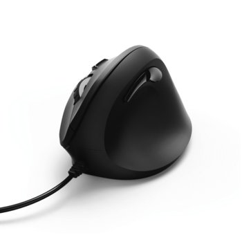 Мишка Hama EMC-500 182698, вертикална, оптична(1800 dpi), 6x бутона, USB, гейминг, черна | JAR Computers Hama EMC-500 182698