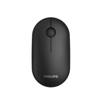 Мишка Philips M354, оптична (1000 dpi), безжична (Bluetooth 4.0 & 2.4GHz), USB, черна, сферичен скрол image