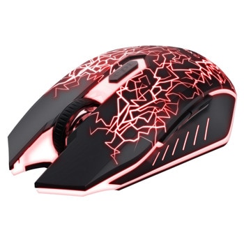 Мишка Trust Basics 24750, оптична (2000dpi), безжична, USB, черна, подсветка | JAR Computers Trust Basics 24750 24750