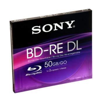 Sony Blu-ray disk, Dual layer, 50GB, RW