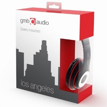 Слушалки Gembird MHS-LAX-B, микрофон, AUX, пасивно шумопотискане, черни | JAR Computers Gembird MHS-LAX-B