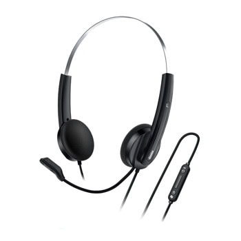 Слушалки Genius HS-220U, микрофон, USB-C, 20 Hz - 20 KHz, черни | JAR Computers Слушалки Genius HS-220U микрофон черни