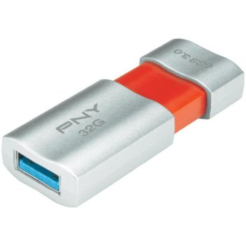 Памет 32GB USB PNY WAVE ATTACHE, USB 3.0 | JAR Computers Флаш памет PNY 32GB WAVE ATTACHE USB 3.0