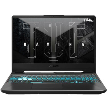 Лаптоп Asus TUF Gaming F15 FX506HF-HN021 (90NR0HB4-M005V0), шестядрен Intel Core i5-11400H 2.7/4.5GHz, 15.6" (39.62cm) Full HD Anti-Glare 144Hz дисплей & GF RTX 2050 4GB, (HDMI), 16GB DDR4, 1TB SSD NVMe, 3x USB 3.2 Gen 1, 1x USB-C, No OS, 2.3kg | JAR Computers Asus TUF Gaming F15 FX506HF-HN021 90NR0HB4-M005V0