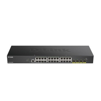 Суич D-Link DGS-1250-52XMP, 1000Mbps, 52 порта, 48x 10/100/1000BASE-T PoE, 4x 10G SFP+ ports | JAR Computers D-Link DGS-1250-52XMP